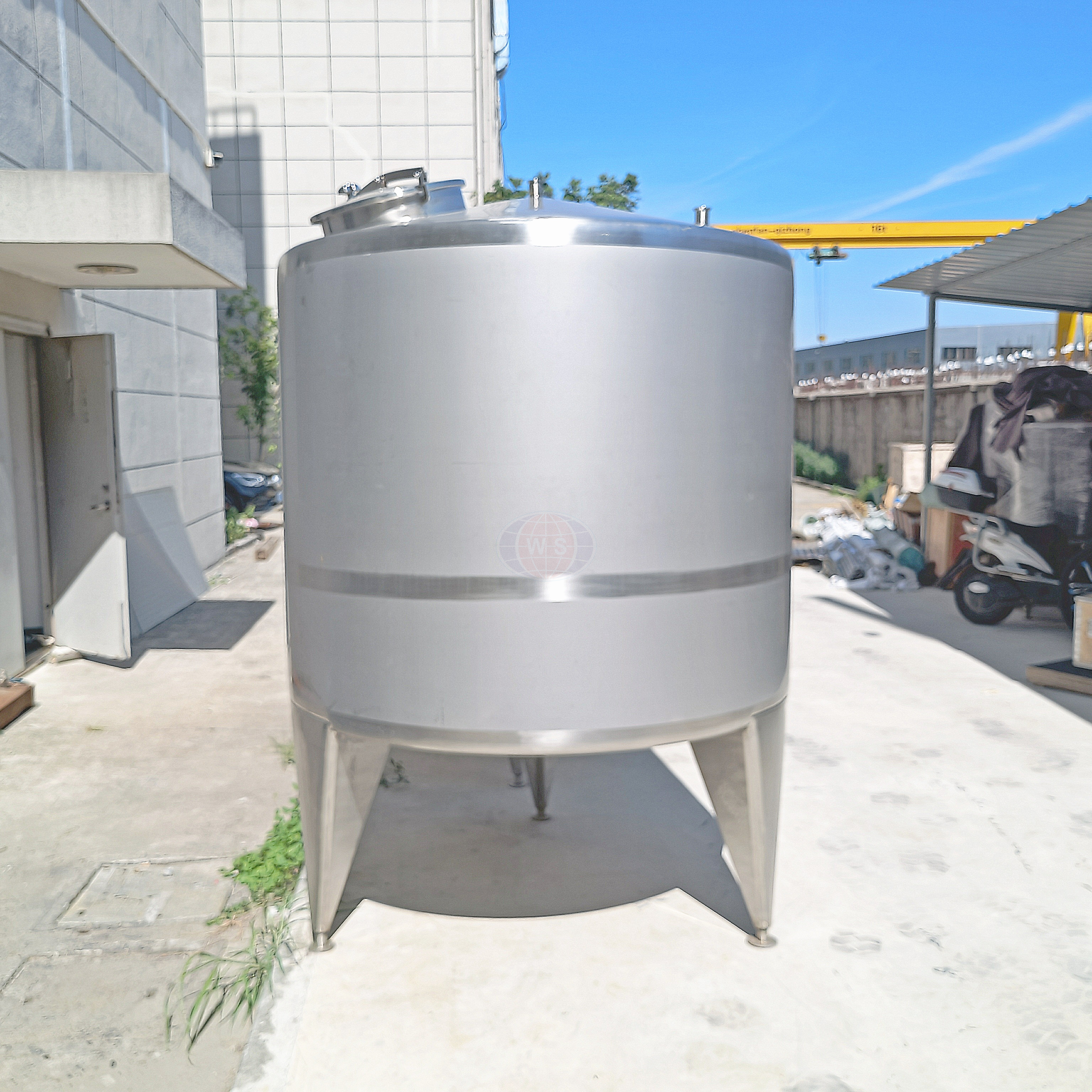 乳製品工場では 316L または 304 の貯蔵タンクを選択する必要がありますか?違いは最初の CIP 洗浄後である可能性があります