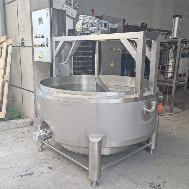 Tino per la produzione di formaggio rotondo in acciaio inossidabile da 1000 L-3000 L per uso alimentare