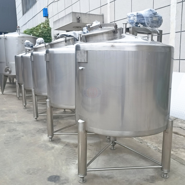 Yoghurtfermentatietank van roestvrij staal 304 met roerwerk