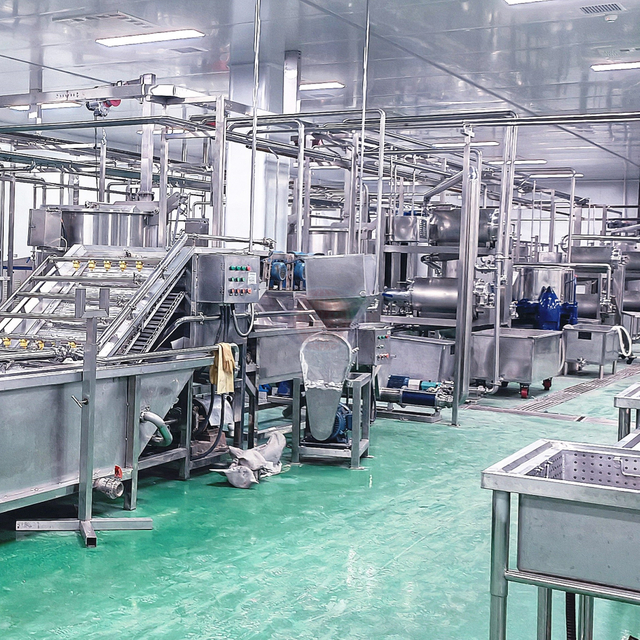 Linea di produzione di succhi spremuti a freddo 