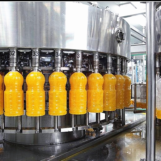 Linea di produzione commerciale di succo d'arancia