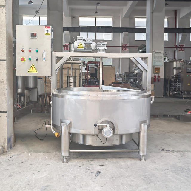 Tino per la produzione di formaggio rotondo in acciaio inossidabile da 1000 L-3000 L per uso alimentare